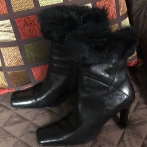 Karen Scott leather ankle boots